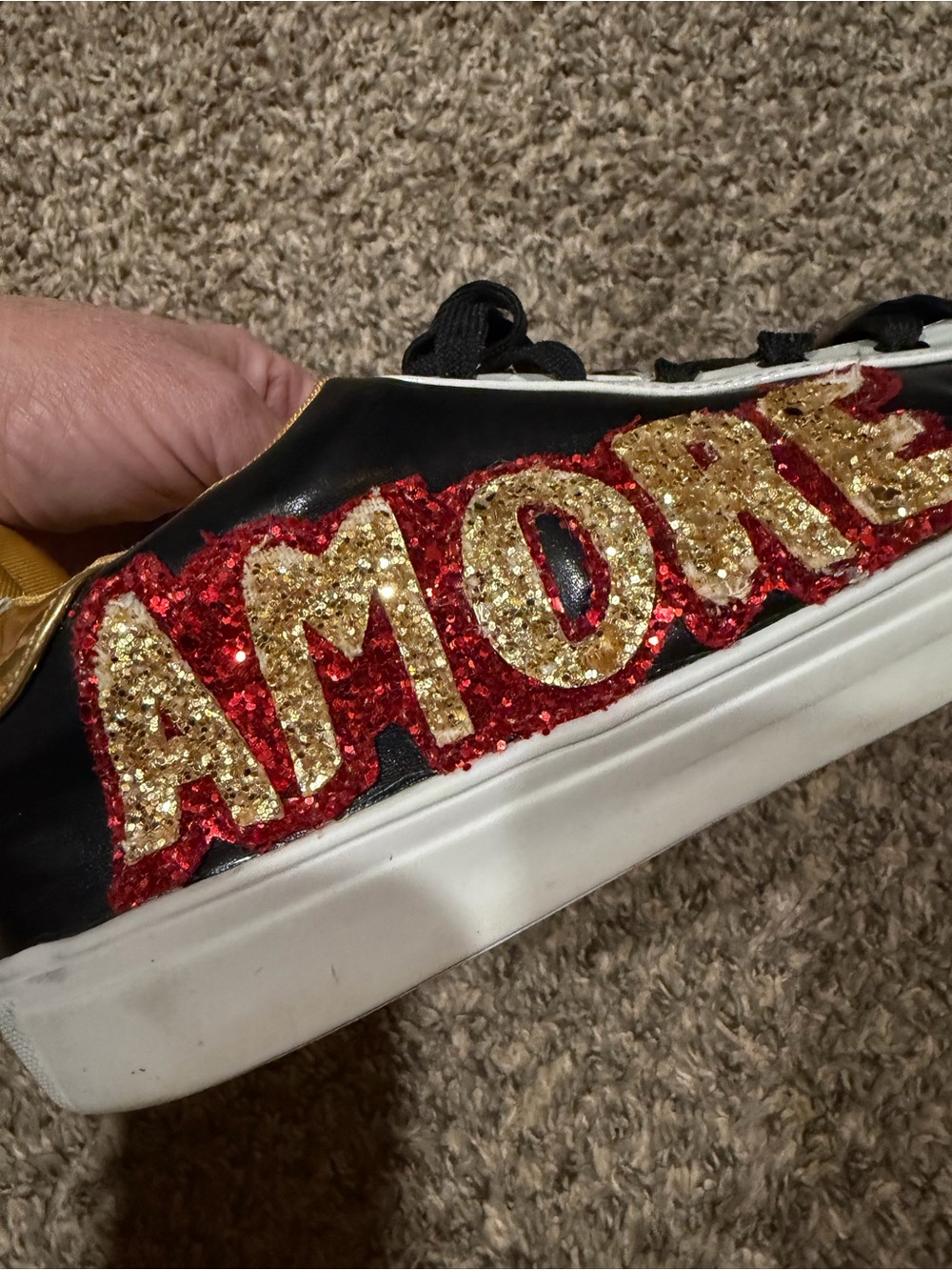 Athletic Shoes with glitter , super cute!!!